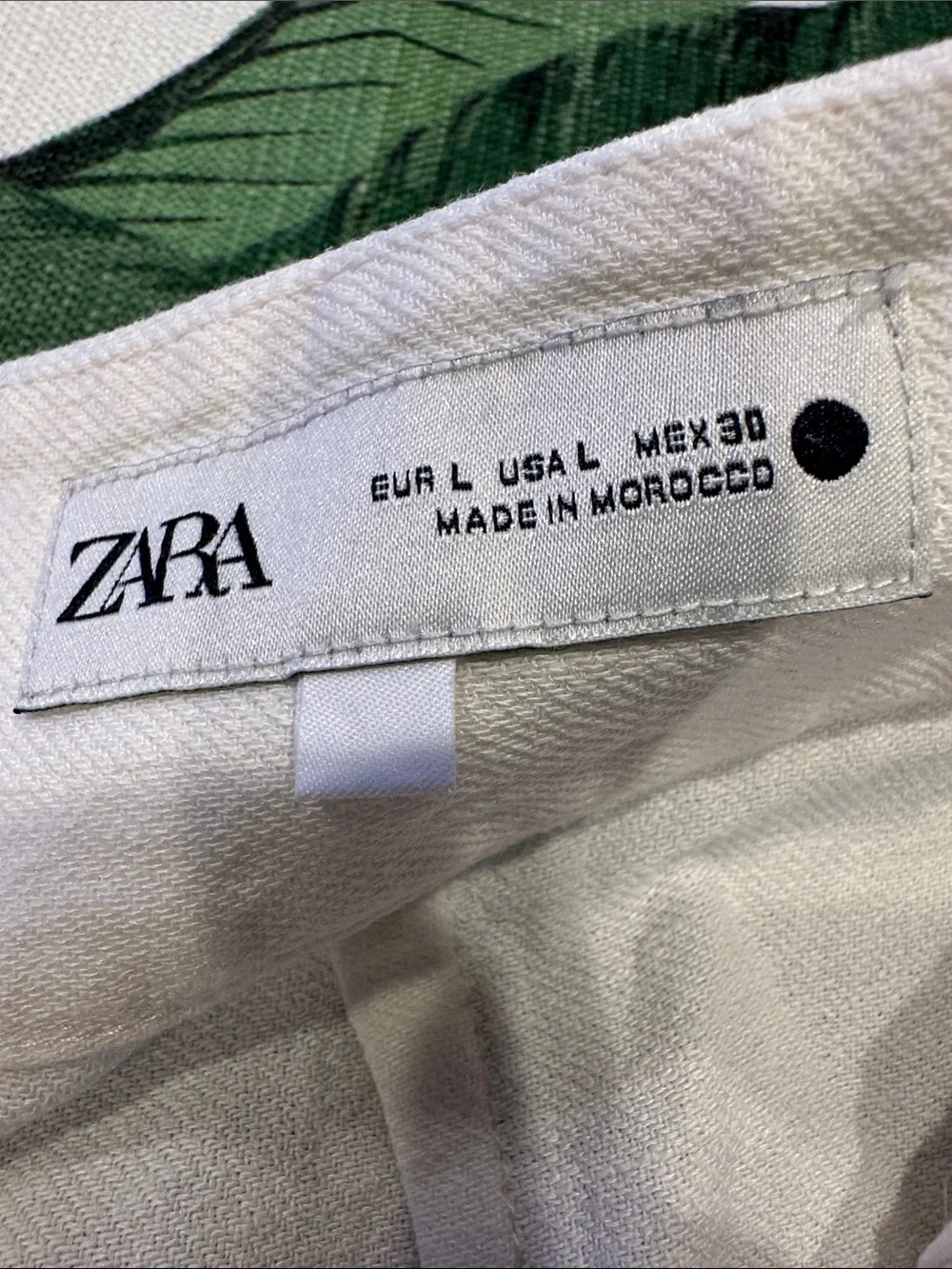 Wide Leg White Linen-Blend Pants